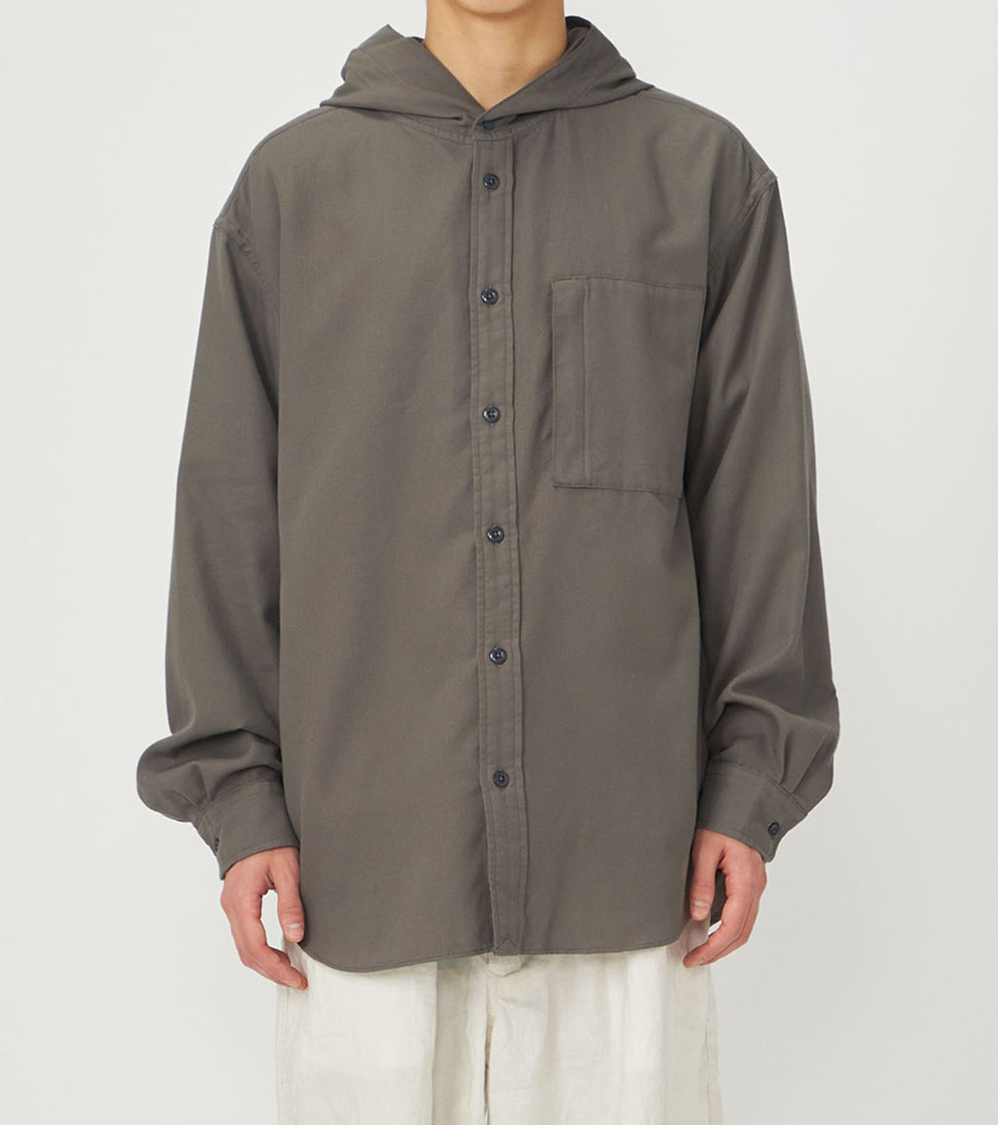 Royal Oxford Mountain Hooded Shirt