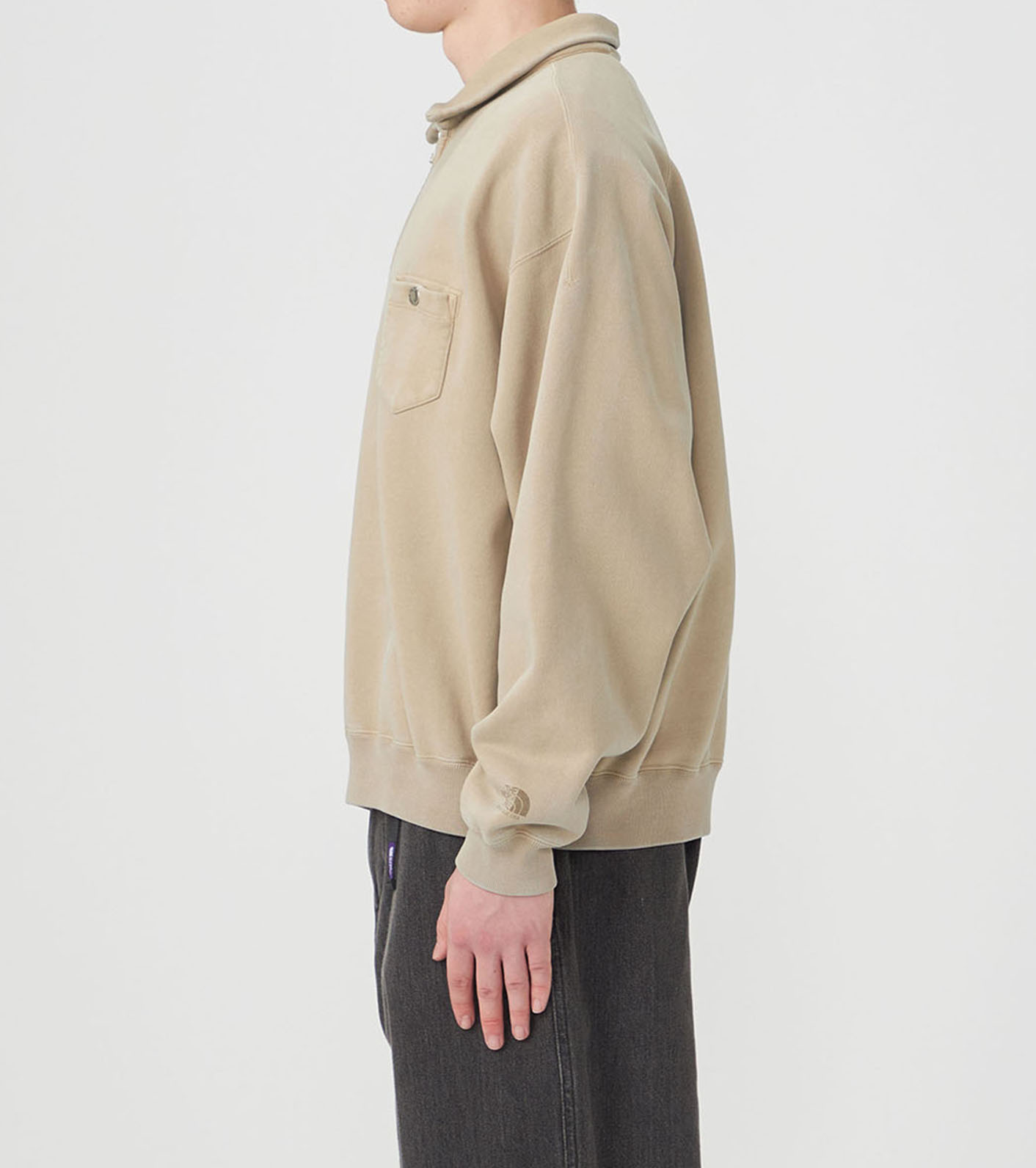 Garment Dyed Field Half Zip Sweatshirts